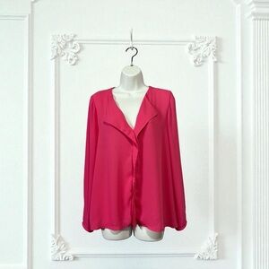 Esprit, Fuchsia Pink Elegant Blouse, Size 6